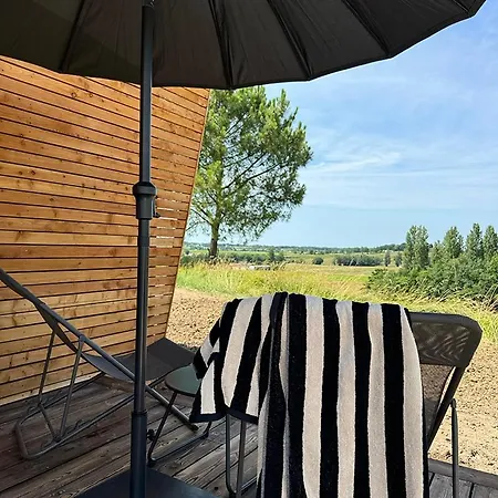 مكان تخييم 'sable' Vineyard Cabin At Chateau Puynard Berson