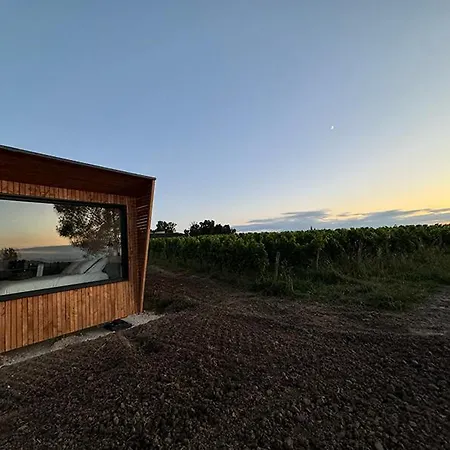 キャンプ場 'sable' Vineyard Cabin At Chateau Puynard *